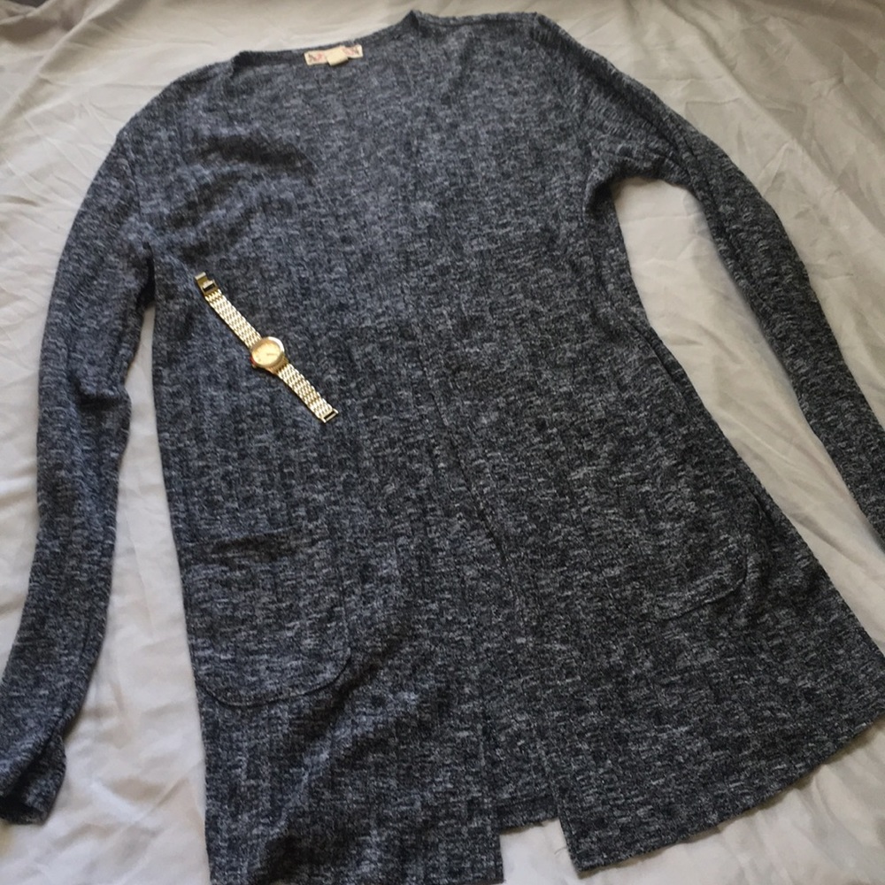 Dark grey cardigan